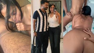 Indian Horny Gf Blowjob – Threesome Hard Fucking